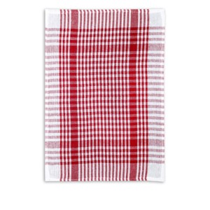 100% Cotton Quick Dry Checkered Pattern <b>Kitchen</b> <b>Towel</b> 100% OEM Red color <b>Kitchen</b> <b>Towels</b> for Christmas. - Product Image 3