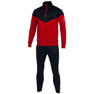 Men's Navy Blue And Neon Yellow Color Blocking Tracksuit Full <b>Zip</b> <b>Sweatshirt</b> With Side Pockets Regular Fit Autumn Sporty Style - Product Image 4