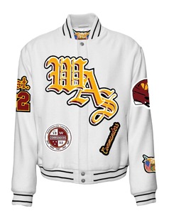 แจ็คเก็ตวูลวอร์ซิตี้สีขาวของทีมวอชิงตัน คอมมานเดอร์ส รุ่นโอลด์อิงลิช - Product Image 1