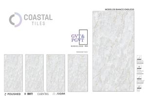 Modelos Crema กระเบื้องพอร์ซเลนขัดเงา9มม. ขนาด600x1200มม./24X48ดีไซน์คลาสสิกทันสมัยเกรดพรีเมี่ยมได้รับการรับรองมาตรฐาน - Product Image 3