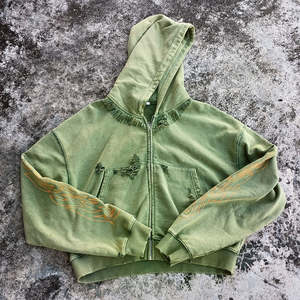 Sudaderas con Efecto Desgastado para Hombre, Tela Lavada Premium, Ajuste Cómodo para Ropa Urbana y Estilo Diario - Product Image 4