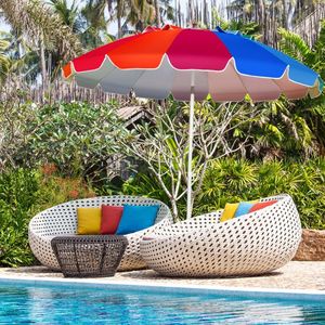 Parasol de plage portable de 8 pieds avec ancre de sable et mécanisme d'inclinaison - Product Image 6
