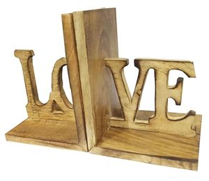 Porte-livres en bois sculpté à la main en forme d'éléphant, support décoratif pour livres, en bois massif, pour la maison, le bureau, la bibliothèque, la décoration d'étagères - Product Image 2
