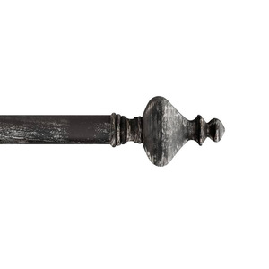 Venta al por mayor de remates decorativos de latón antiguo para cortinas, en forma de cápsula, para barras de cortina, cabezales de metal para barras de cortina, herrajes para ventanas - Product Image 5