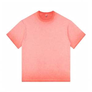 T-shirt vintage à manches courtes pour homme, 100 % coton, 230 GSM, logo personnalisé, couleur unie, col rond, coupe classique, jersey, tissu 260g, séchage rapide - Product Image 6