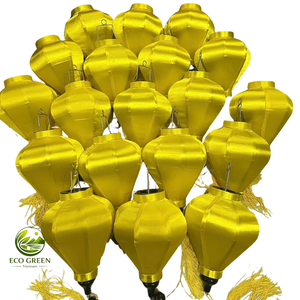 Vietnamese Silk Lantern Hoi An Style Foldable Hanging Lamp for Wedding Planner and Event Rental Decoration - Product Image 6