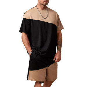 Conjunto de Camisa y Pantalones Cortos Estampados de Moda de Verano al por Mayor, Trajes Deportivos Transpirables de Poliéster y Algodón con Corte Regular - Product Image 6