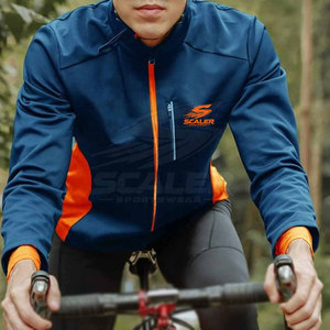 Veste de cyclisme personnalisée pour homme avec tissu à séchage rapide, fermeture éclair intégrale, manches longues, service OEM pour le cyclisme sur route - Product Image 4