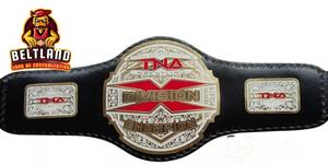 เข็มขัดแชมป์มวยปล้ำรุ่นเฮฟวี่เวท TNA IMPACT X Division สำหรับผู้ใหญ่ ทำจากสังกะสี หนา 2 มม. 4 มม. - Product Image 2