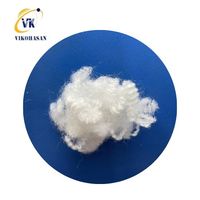 Rembourrage en fibres de polyester recyclé 6D 7D, blanc, sec, de haute qualité