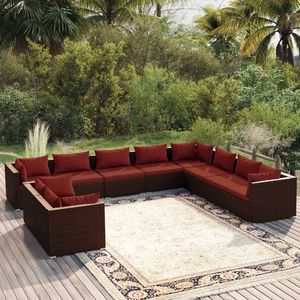 Set Lounge da Giardino Marrone - Product Image 1