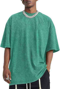 เสื้อยืดแขนสั้นทรงโอเวอร์ไซส์สไตล์วินเทจสำหรับผู้ชาย คอกลม ลายพิมพ์ตามสั่ง ผ้าฝ้ายเจอร์ซีย์ถัก ระบายอากาศได้ดี ป้องกันรอยยับ สวมใส่สบาย - Product Image 6