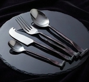 Ensemble de couverts modernes en métal avec tête argentée effet miroir, compatibles lave-vaisselle, pour le camping et la cuisine - Product Image 3