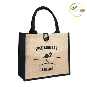 Sac de courses écologique en fibres naturelles, fabriqué à 100 % en jute - Product Image 2