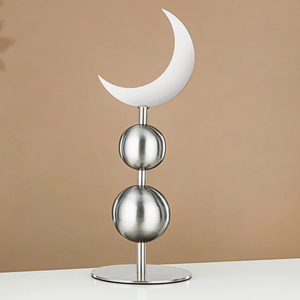 Nueva Llegada de Decoraciones Islámicas a un Precio Increíble: Torre Islámica y Luna Creciente Pulida de Alta Calidad para Ramadán - Product Image 1