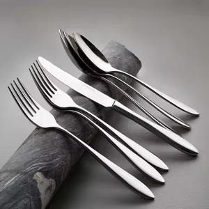 Modern Kitchen Dining <b>Flatware</b> Stainless Steel Cutlery Set Perfect for Trendy Table Styling - Product Image 2