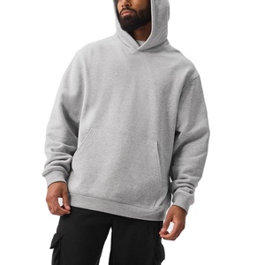 Sweat à capuche décontracté pour homme, manches longues, en molleton bouclette épais avec logo personnalisé, respirant et séchage rapide pour l'hiver - Product Image 4