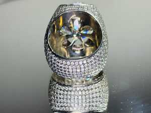 Hip Hop Style 7MM Round Cut Moissanite Iced Out <b>Mens</b> <b>Ring</b> 925 <b>Silver</b> With Rhodium Plated Fine Wishes Gift Her - Product Image 6
