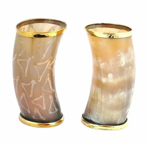 แก้วช็อตทรงไวกิ้งเคลือบเงา กันน้ำ ยี่ห้อ FAIZA CRAFT (รุ่น FC-1035) สำหรับวันแม่และวันคริสต์มาส - Product Image 4