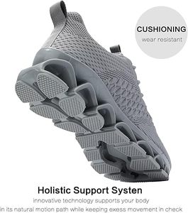 Hot Selling Cushion <b>Boots</b> Sneaker Joggers Running Walking Style Fashion Trainers Shoes Breathable With Laces Up Sports Footwear - Product Image 3