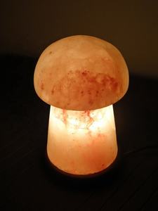 100% Pink Grace of a Himalayan Umbrella-Shaped <b>Salt</b> Lamp - Sian Enterprises Delivers Elegance - Product Image 4
