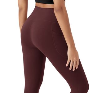 Women High Compression Workout Yoga Leggings Stretch Gym Training Running Fitness <b>Athletic</b> Activewear Pants With Side Pocket - Product Image 3