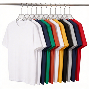 Camiseta de algodón 100% personalizada, oversize, de manga corta, cuello redondo, holgada, con impresión de logotipo personalizado. - Product Image 6