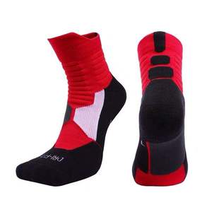 Calcetines Deportivos Antibacterianos de Felpa, Medias de Baloncesto hasta la Pantorrilla para Hombre y Mujer, Calcetines Deportivos de Élite para Adultos - Product Image 3