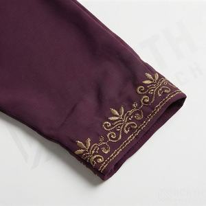 Vestido largo islámico transpirable de secado rápido para mujer, Abaya en venta, servicios OEM, el mejor diseño, color personalizado, ropa modesta para damas. - Product Image 5