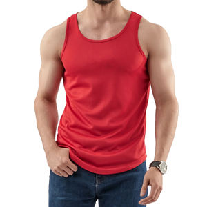 Débardeur sur mesure confortable pour hommes Service OEM Respirant Prix de gros Couleurs unies Débardeurs pour hommes - Product Image 5