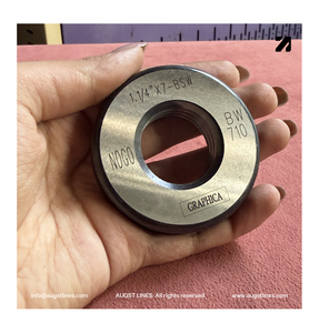 Calibradores de Anillo de Rosca BSW de Clase Fit, Mediana Precisión, BS84 GO NOGO, Rango de 1/16" a 12" | TPI 40-2 | Calibradores de Rosca Whitworth BSW - Product Image 2