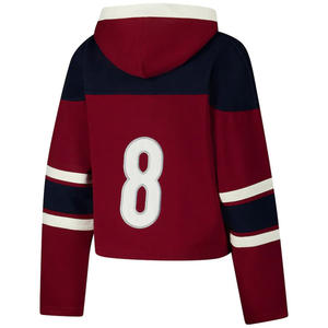 Sudadera con capucha de hockey sobre hielo personalizada para mujer, proveedor de Pakistán, sudadera con capucha de lana con logotipo del equipo para clubes de hockey - Product Image 3