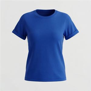 เสื้อยืดลำลองผู้หญิง ผ้าซาตินโพลีเอสเตอร์ ระบายอากาศได้ดี เป็นมิตรกับสิ่งแวดล้อม คุณภาพสูง ทรงปกติ ใส่ได้ทุกฤดู - Product Image 1