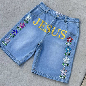 Jeans vintage coupe bootcut personnalisés - Tissu denim à séchage rapide, taille mi-haute, coupe régulière, saison hiver - Product Image 3