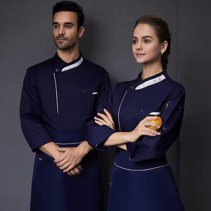 Veste de chef professionnelle à manches longues pour restaurant, uniforme de cuisine pour hommes, veste de cuisinier, cuisine, boulangerie - Product Image 4