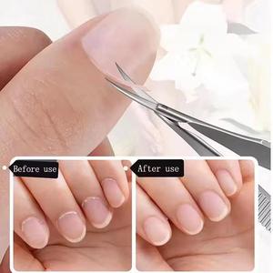 Ciseaux à sourcils en acier inoxydable, lame droite et aiguisée, outil de beauté, ciseaux de maquillage pour droitiers - Product Image 2