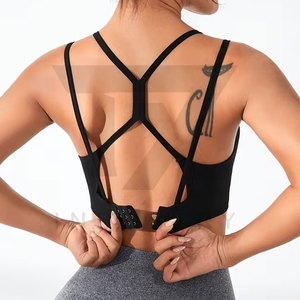 Soutien-gorge de sport haute performance pour filles, idéal pour le yoga et la course à pied, grandes tailles, logo frontal, respirant, séchage rapide, vêtements de fitness - Product Image 5