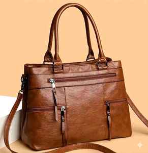 Best Selling Trendy Women Leather Handbag Luxury Designer Shoulder <b>Tote</b> Bag Office Travel and Shopping Available At Best Price - Product Image 3