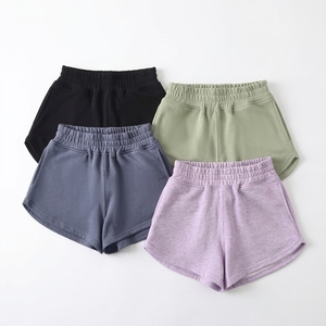 Shorts Deportivos Transpirables de Algodón para Mujer, de Secado Rápido, Colores Sólidos, para Gimnasio, Fitness, Running, Shorts Atléticos de Cintura Alta para Mujer - Product Image 6