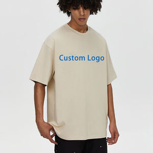 Camiseta Holgada 100% Algodón para Hombre, Estilo Hip Hop Casual con Estampado, Nueva Colección 2026, Venta al Por Mayor - Product Image 1