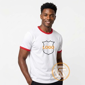 T-shirt en molleton 100 % coton Alpha pour fraternité, haute qualité, respirant, séchage rapide, manches courtes, coupe régulière, col rond, couleur unie - Product Image 1
