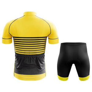 Tenue de cyclisme 100 % polyester, sur mesure, à prix réduit, pour l'été, unisexe, équipement de course, uniformes de cyclisme - Product Image 4