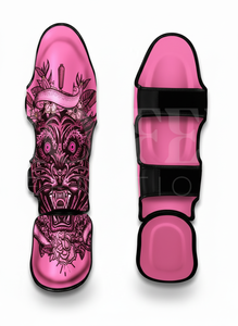100% High Quality Custom Sublimation Martial Arts Training Muay Thai Shin Guards Latest Style <b>Foot</b> <b>Protection</b> Kickboxing Guards - Product Image 5
