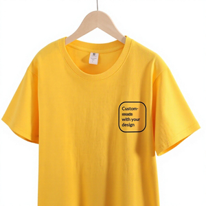 T-shirts d'été en coton uni pour hommes, coupe ajustée, vente en gros, haute qualité, impression de logo personnalisé, grandes tailles, écologiques et respirants - Product Image 4