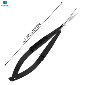Tijeras para Cutículas de Primera Calidad con Diseño de Mango Negro Sólido para Manicuras Profesionales, para un Agarre y Control Mejorados - Product Image 2