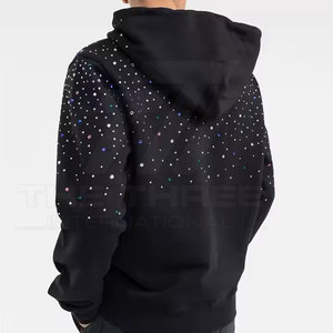Sudadera con Capucha para Hombre, Diseño Moderno, Calidad Premium, con Pedrería, Estilo Casual Urbano para Adultos - Product Image 2