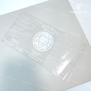 Transparent Waterproof Jar Label with Strong Adhesive PVC <b>Sticker</b> Custom <b>Logo</b> OEM - Product Image 4