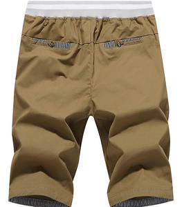 Shorts de mezclilla de cintura alta para mujer, estilo casual con aberturas, colores sólidos, tela de rizo, bordados, antiarrugas, 100% algodón - Product Image 2