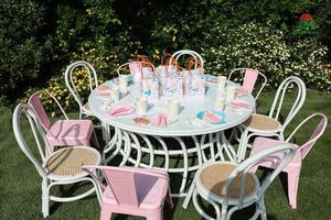 Nouvelle Chaise Papillon en Rotin Naturel Faite à la Main pour Enfants, Chaise de Salle à Manger Mignonne en Osier pour Bébés et Enfants, Chaise à Dossier en Nœud pour Fêtes - Product Image 2