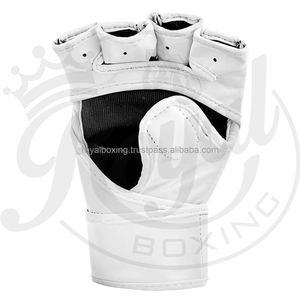 Gants professionnels de MMA, boxe et Muay Thai pour adultes et enfants, demi-doigts, en cuir PU épais, pour l'entraînement au sac de sable et au Sanda - Product Image 3